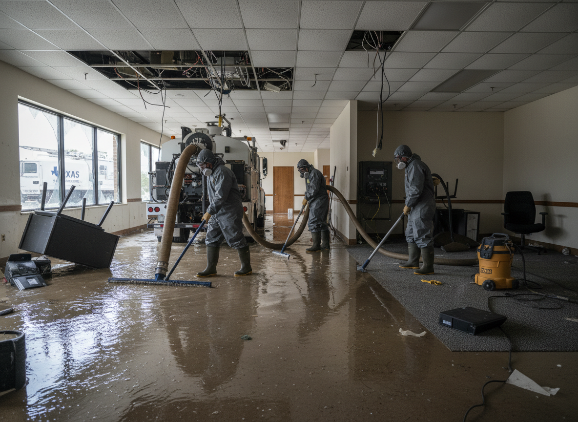 Commercial Flood Water Extraction in Texas, Rockwall