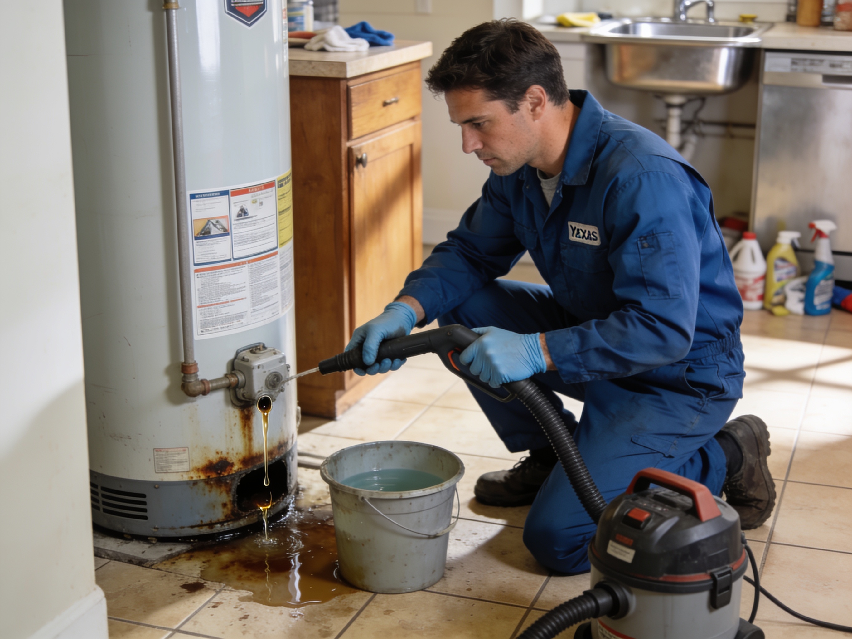 Water Heater Leak Water Cleanup in Texas, Rockwall